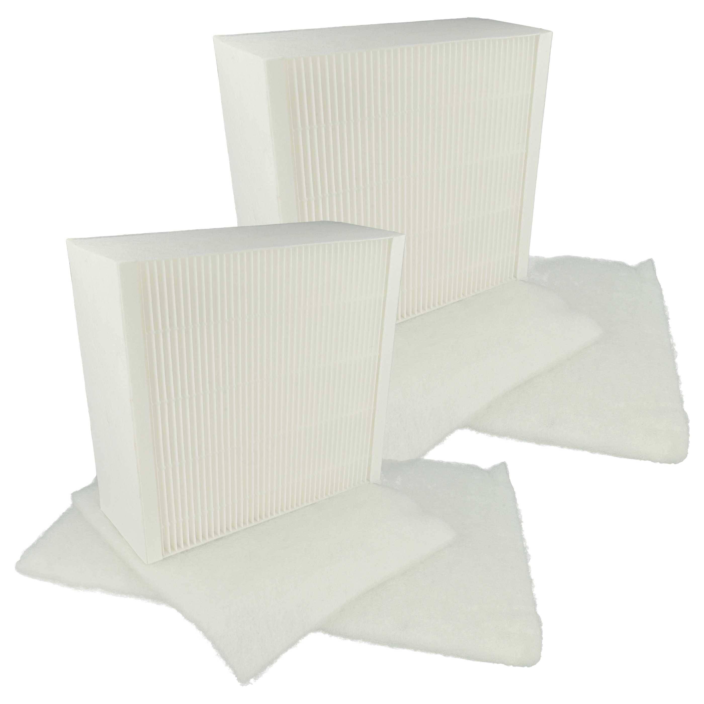 vhbw 6-teiliges Filter-Set Ersatz für Vallox 1511, Nr. 24 für Lüftungsgerät - Grobstaubfilter, Feinstaubfilter