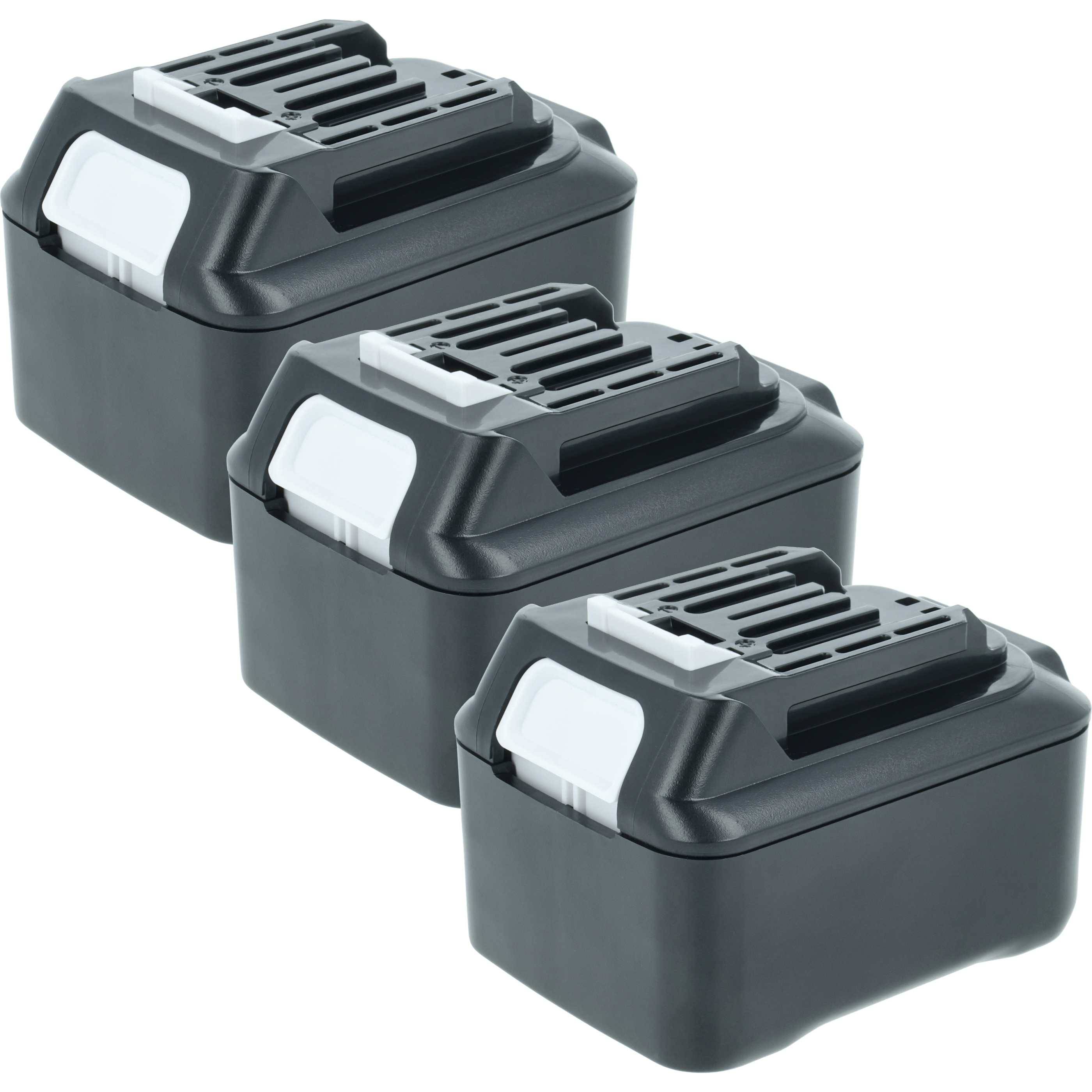 vhbw 3x Akku kompatibel mit Makita FD07R1, FD07, HP331DSAE, HP331DSA, FD07Z, HP331D, HF301D, FD06Z Werkzeug (5000 mAh, Li-Ion, 12 V)