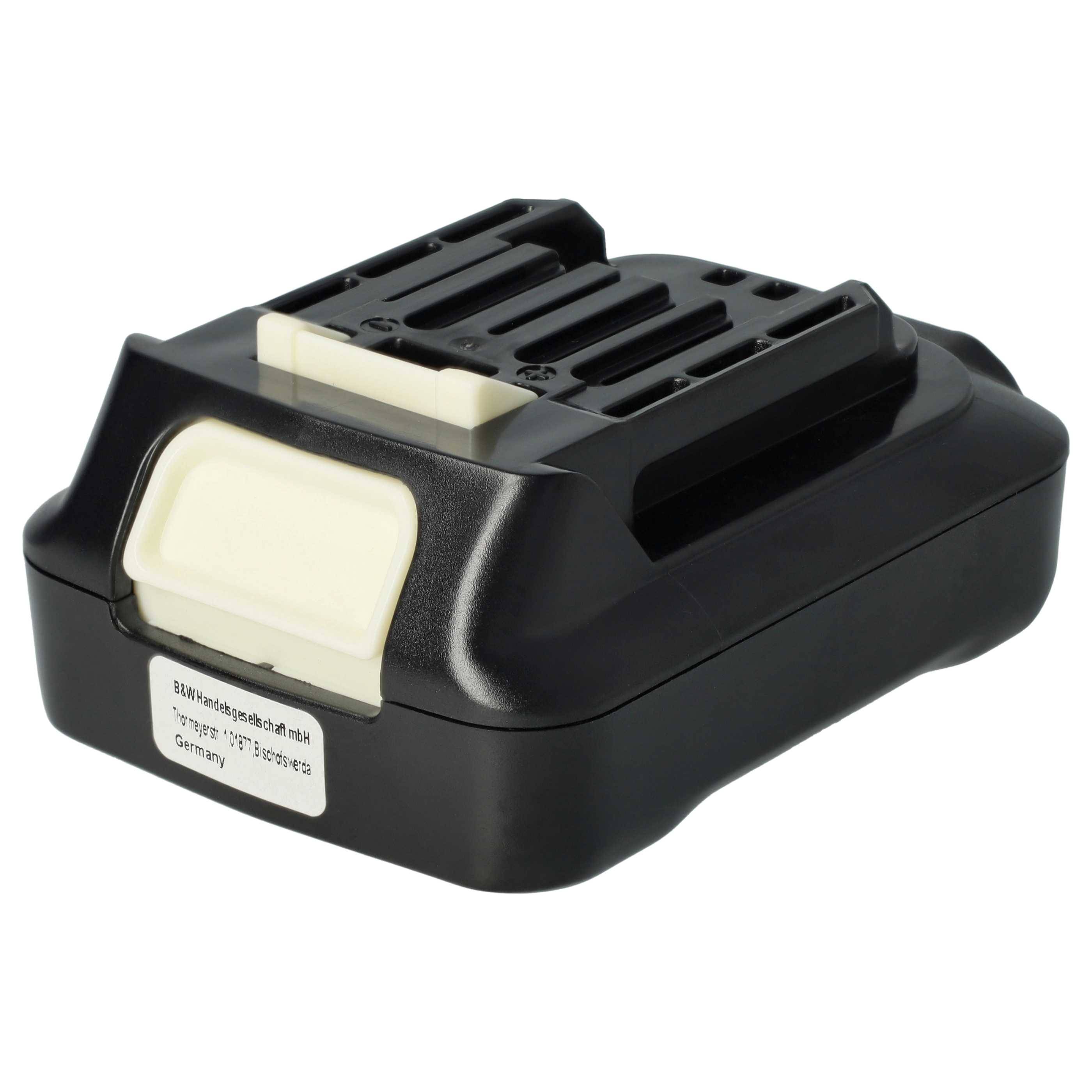 vhbw 2x Akku kompatibel mit Makita CL107FD, CL106FDSY, CL106FDSMW, CL106FDZ, CL106FDSYW, CL106FDZW Werkzeug (2500 mAh, Li-Ion, 12 V)