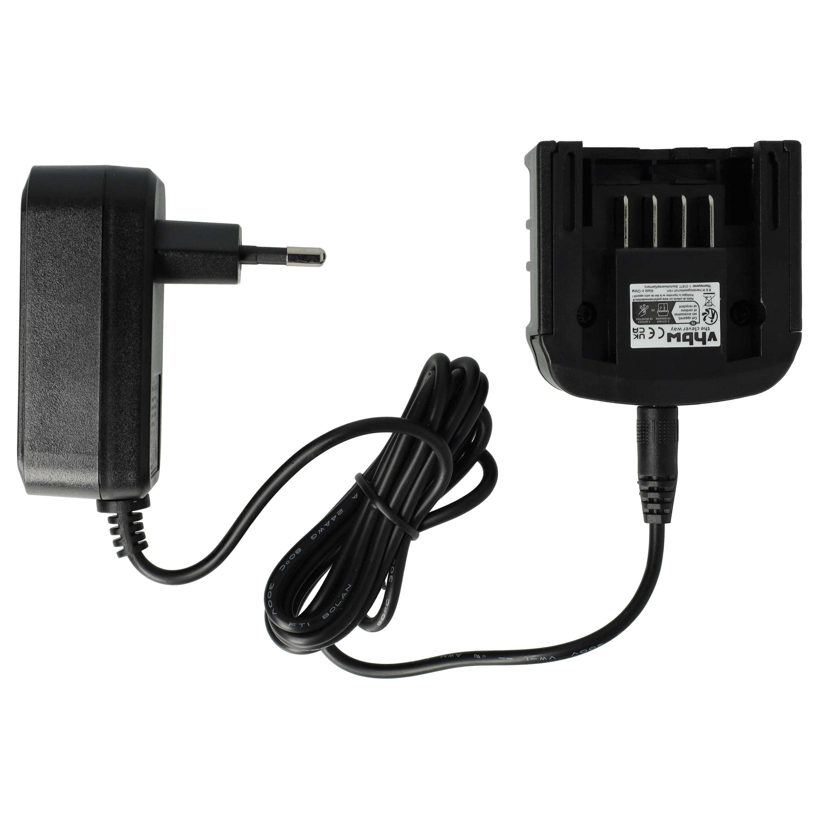 vhbw Ladegerät kompatibel mit Black & Decker BDCH188N, BDCJS18, BDCR18, BDCROS18, BDCDS18, BDCF18 Werkzeug Li-Ion-Akkus, 12-20V