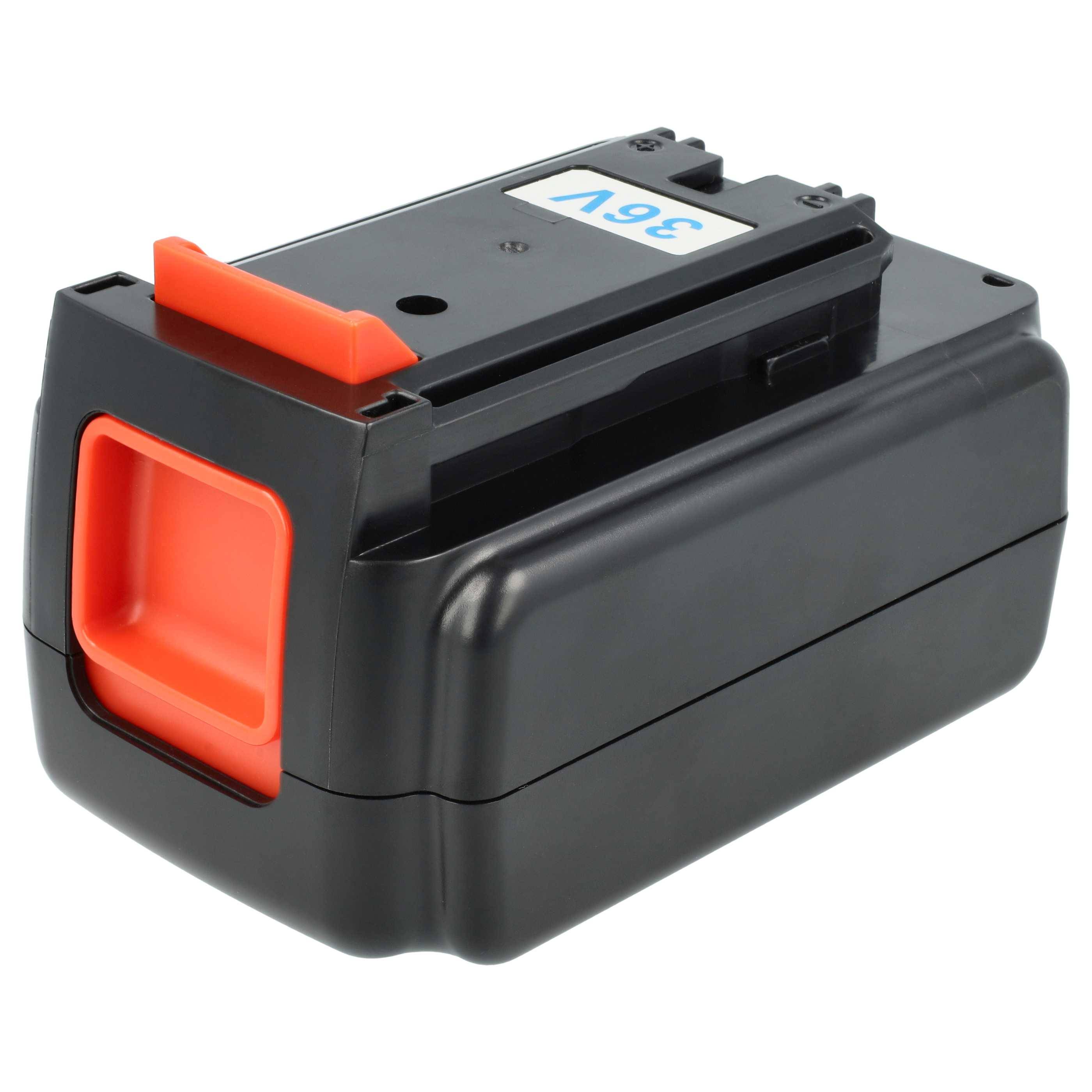 vhbw Akku kompatibel mit Black & Decker LHT2436B, LHT2240C, LCS1240B, LCS1240, LHT2240CFF, LHT2436 Werkzeug (3000 mAh, Li-Ion, 36 V)