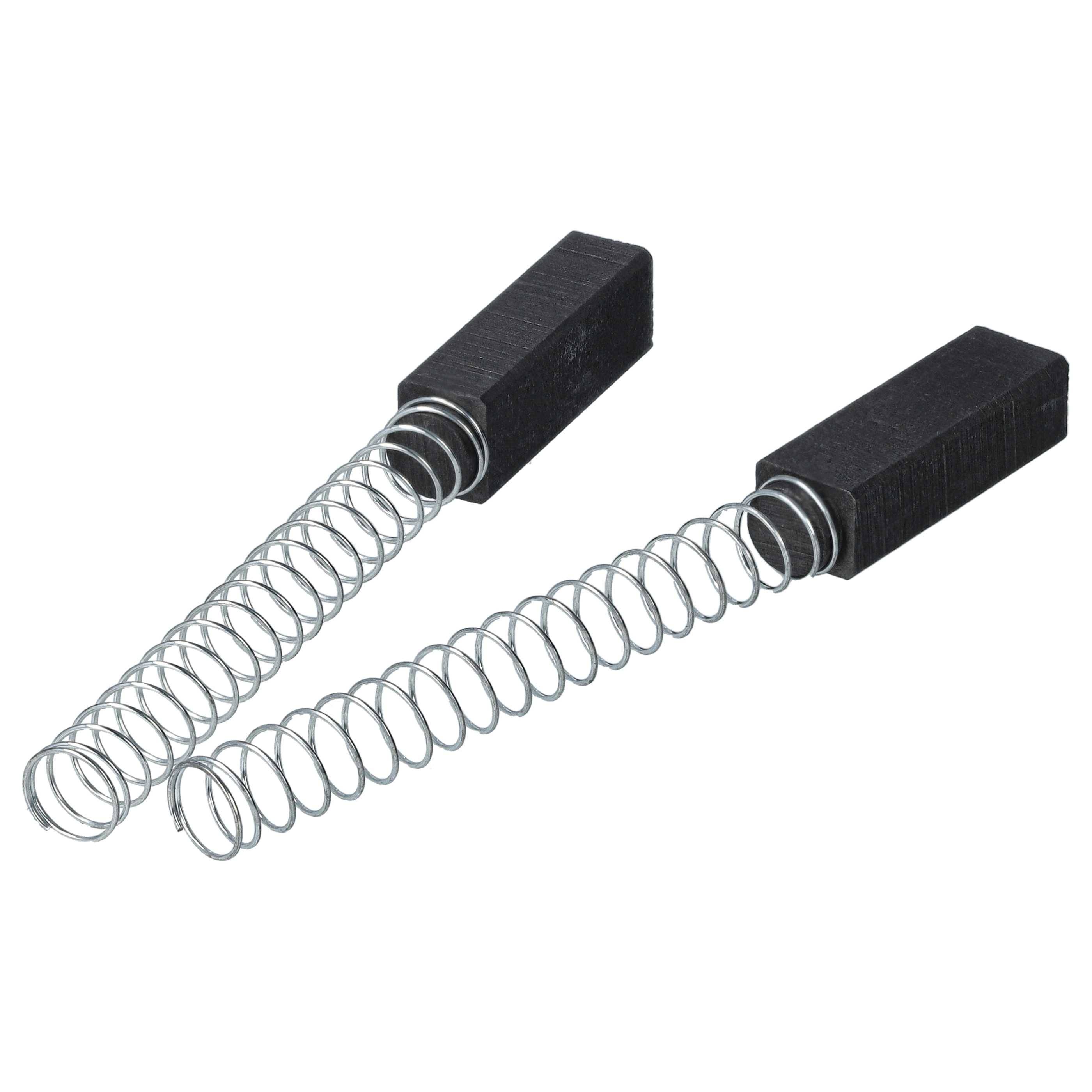 vhbw 2x Kohlebürste 6,4 x 7,9 x 25 mm kompatibel mit Baege Haartrockner