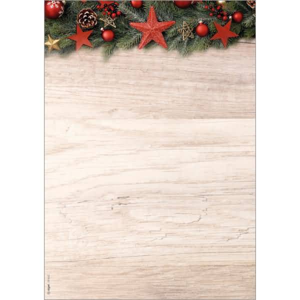 Weihnachtspapier A4 90g 100 Blatt Chalet Style