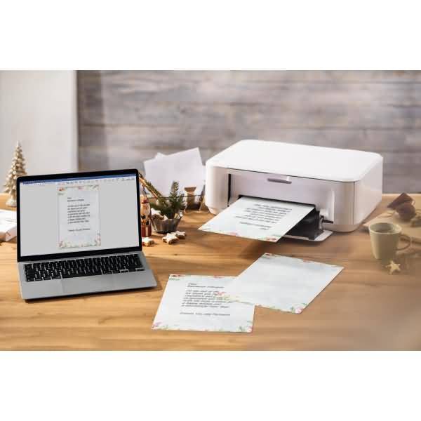 Weihnachtspapier A4 90g 25 Blatt Christmas Magic Watercolor