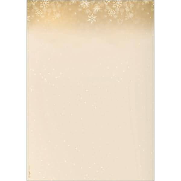 Weihnachtspapier A4 90g 25 Blatt Golden Christmas Night