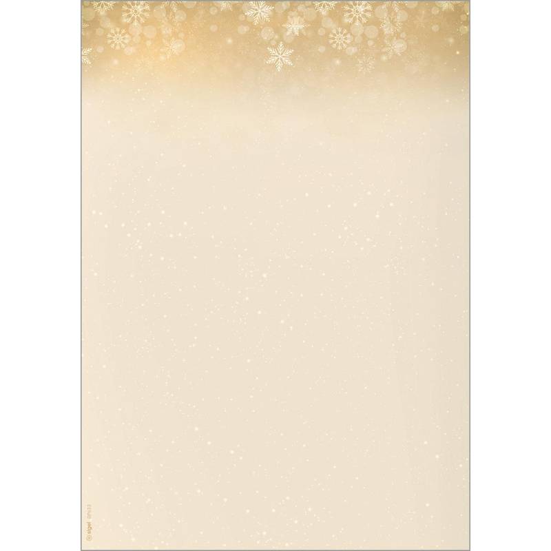 sigel Weihnachts-Motiv-Papier "Golden Christmas Night", A4