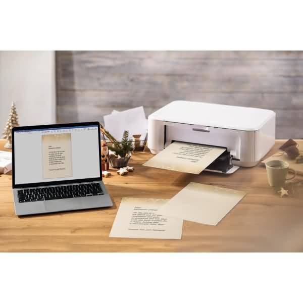 Weihnachtspapier A4 90g 25 Blatt Golden Christmas Night