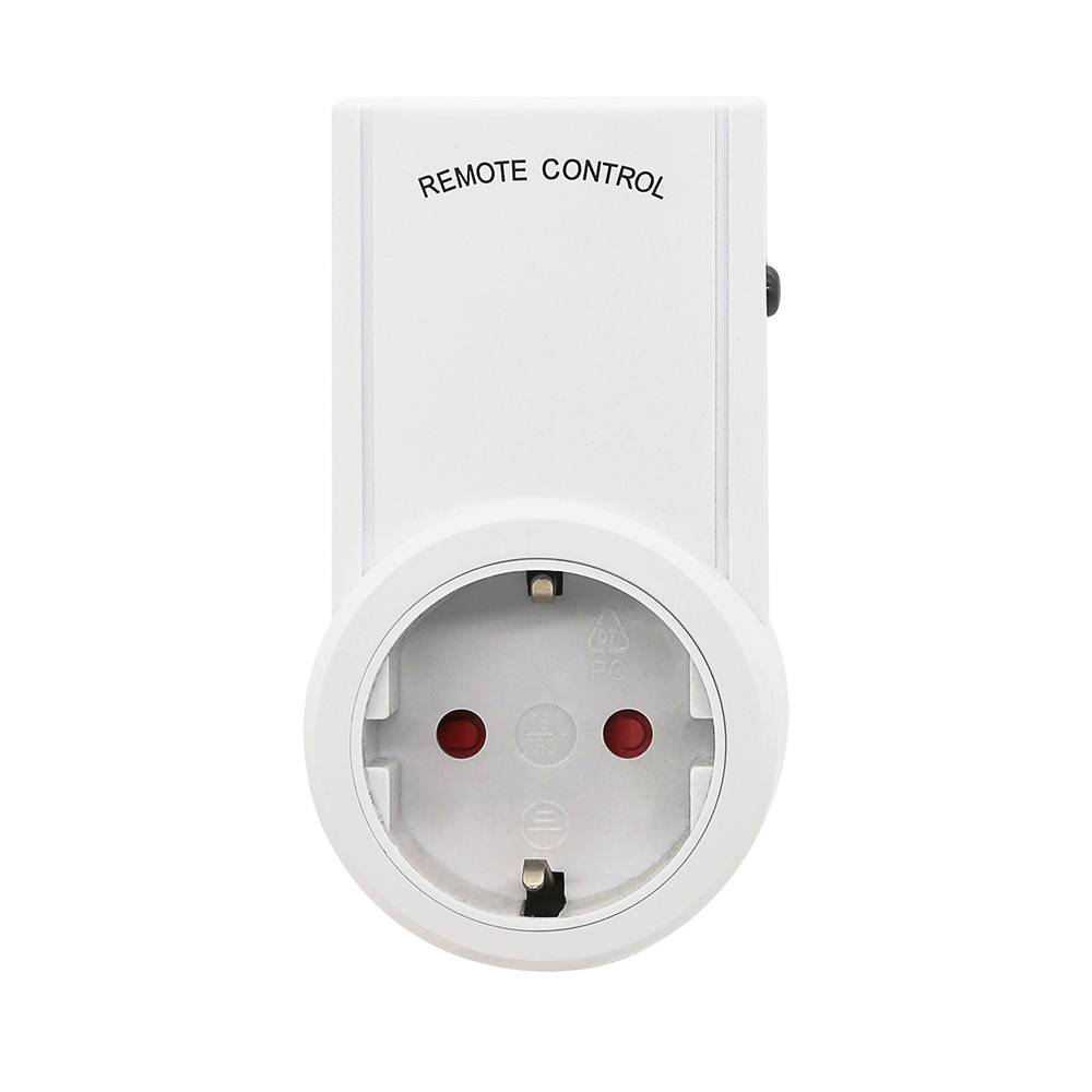 3er Set Steckdosenadapter Schuko mit Ein/Aus Schalter und Funkfernbedienung 30m