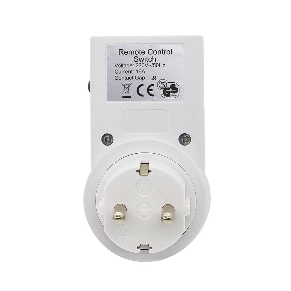 3er Set Steckdosenadapter Schuko mit Ein/Aus Schalter und Funkfernbedienung 30m