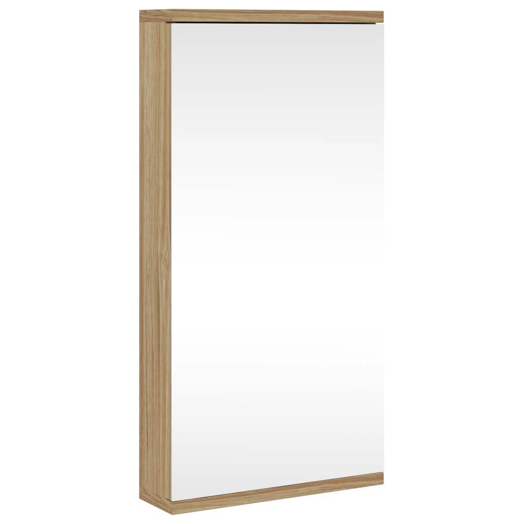 vidaXL Eck-Spiegelschrank Eichen-Optik 30x24x60 cm