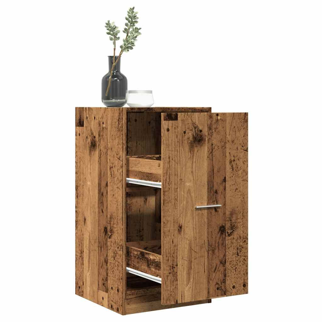 vidaXL Apothekerschrank Altholz-Optik 40x41x77,5 cm Holzwerkstoff