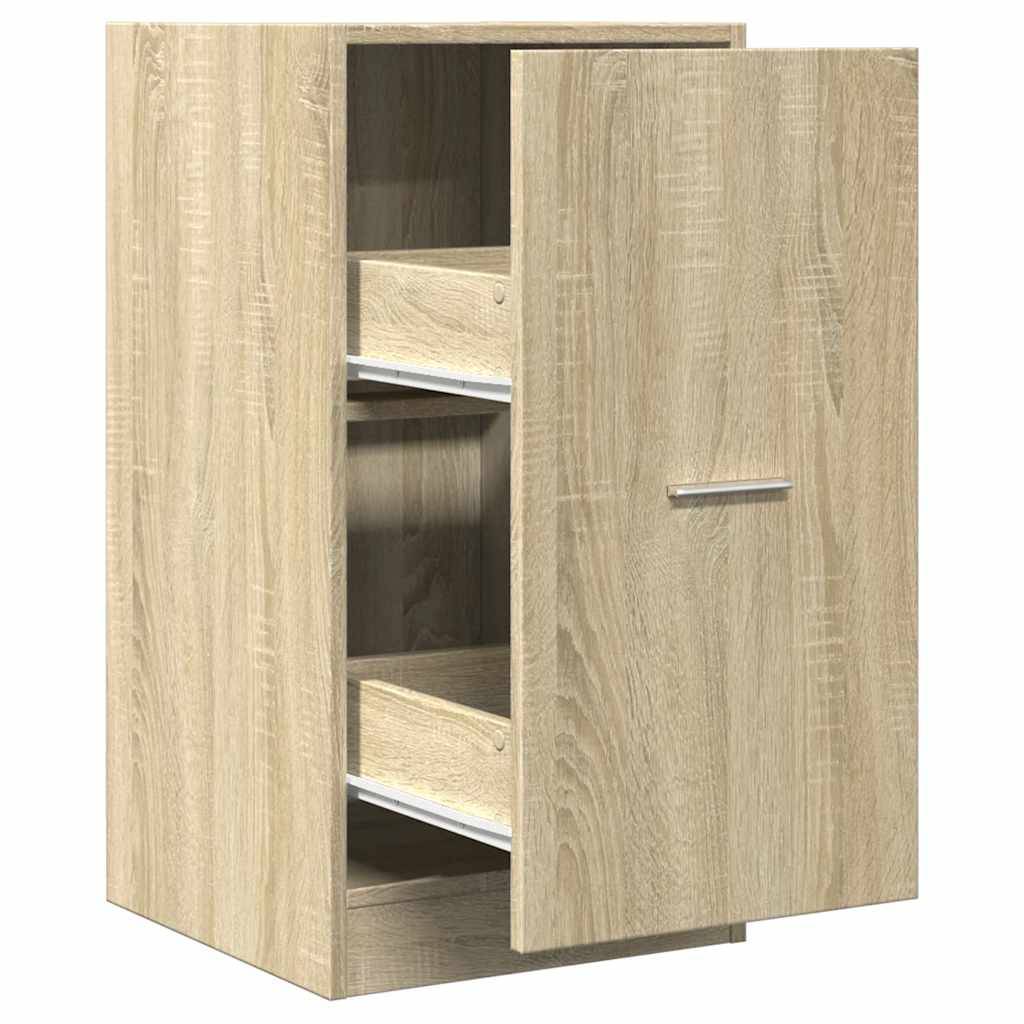 vidaXL Apothekerschrank Sonoma-Eiche 40x41x77,5 cm Holzwerkstoff