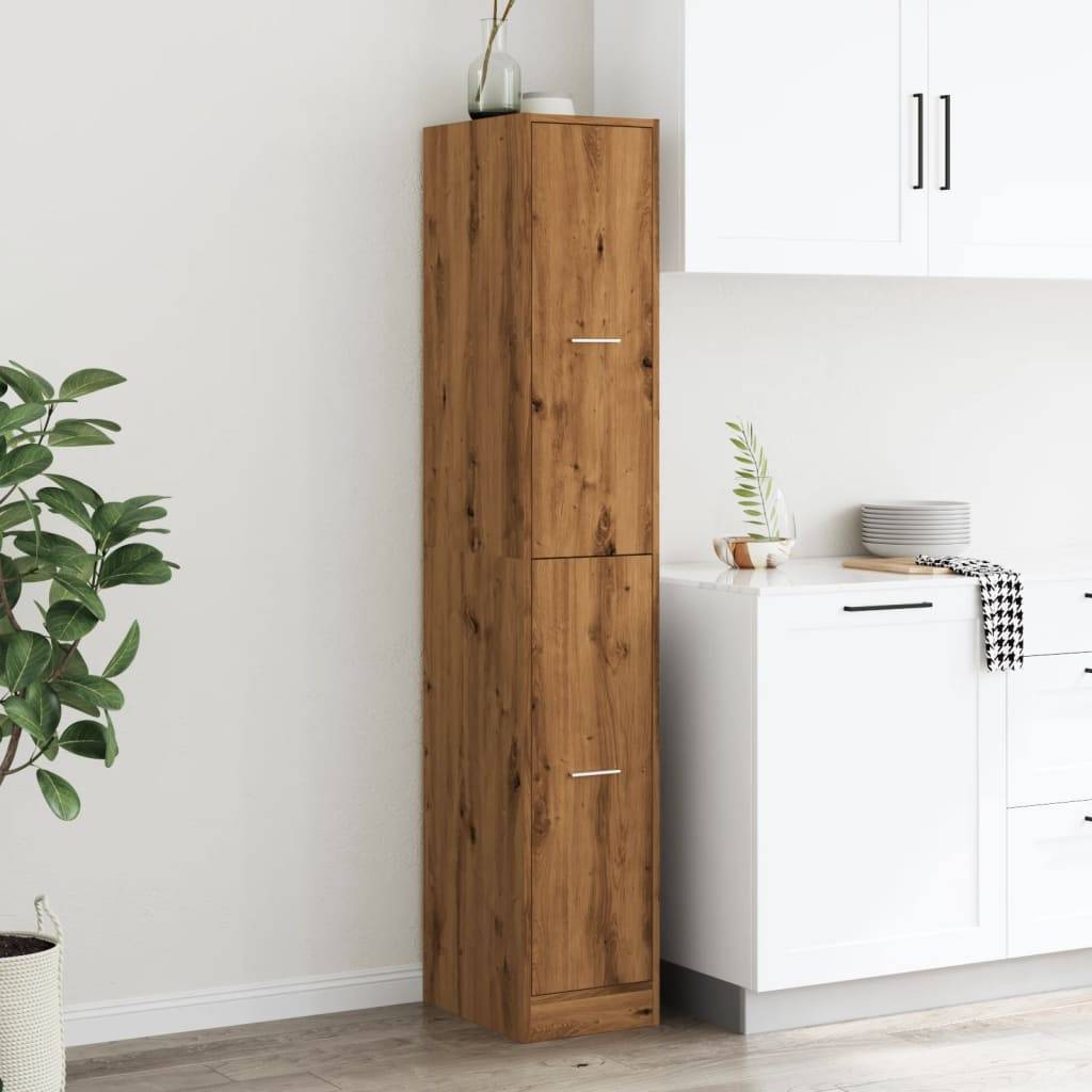 vidaXL Apothekerschrank Artisan-Eiche 30x41x174,5 cm Holzwerkstoff