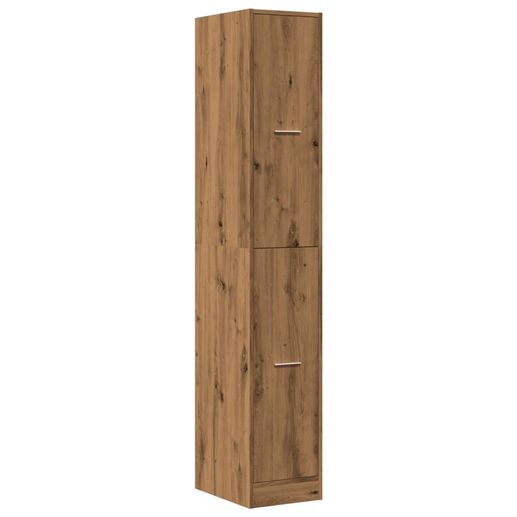 vidaXL Apothekerschrank Artisan-Eiche 30x41x174,5 cm Holzwerkstoff
