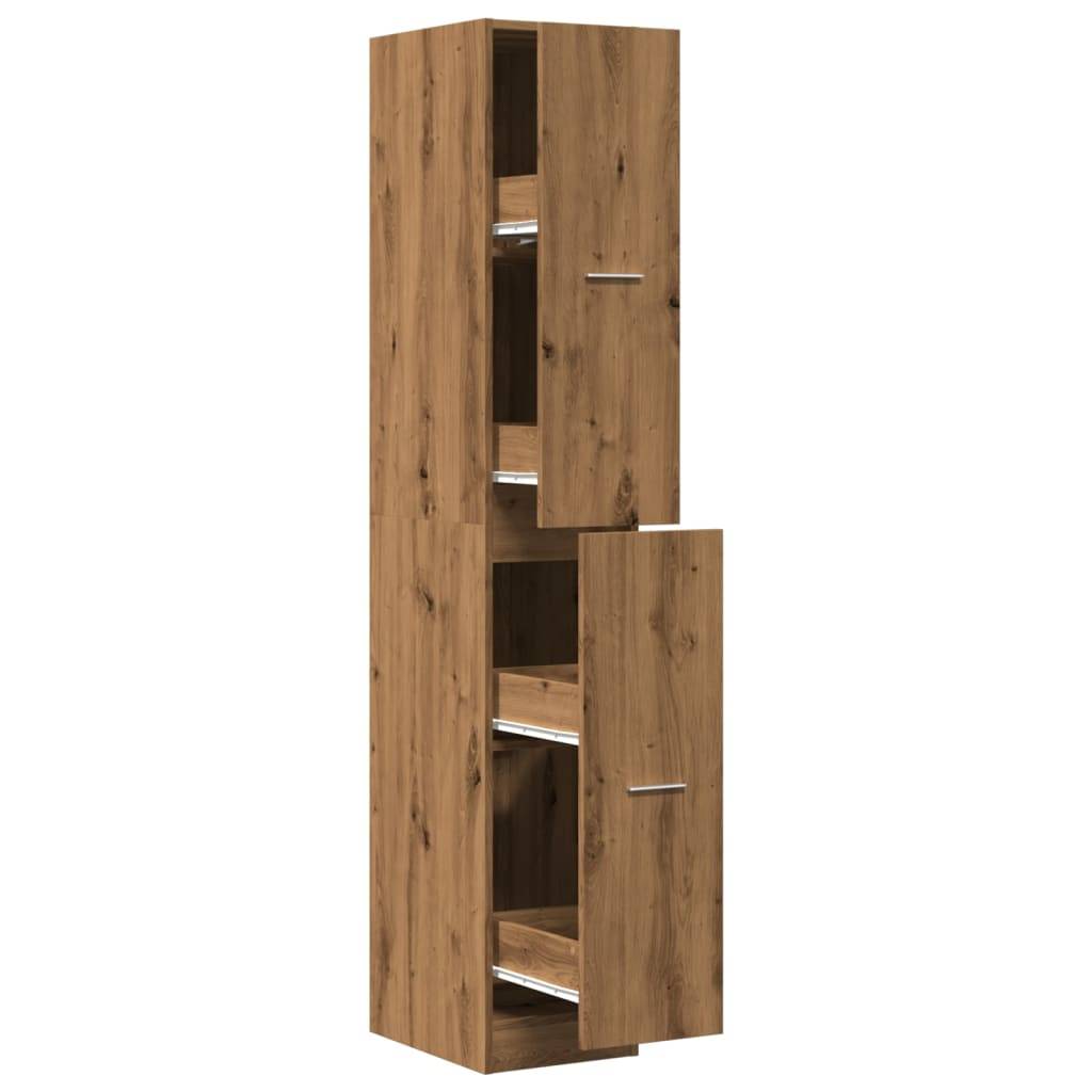 vidaXL Apothekerschrank Artisan-Eiche 30x41x174,5 cm Holzwerkstoff