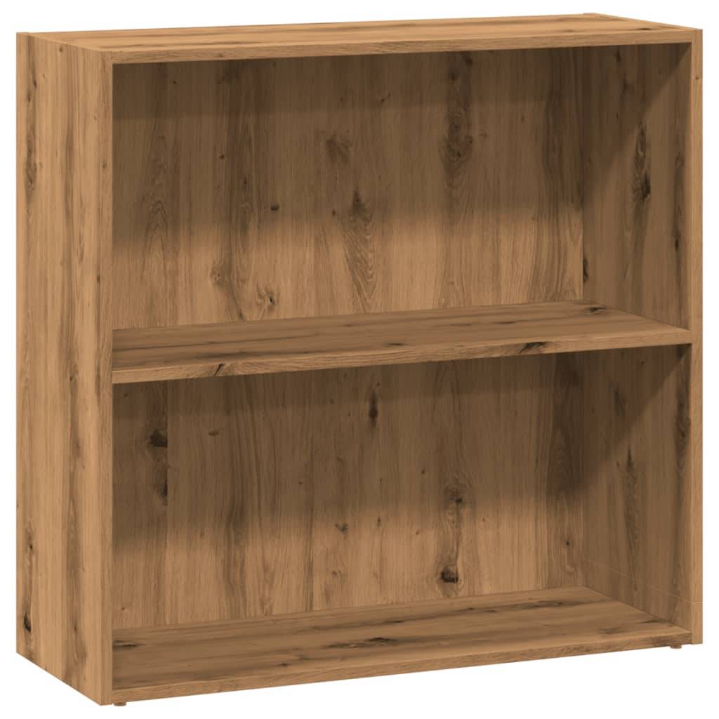 vidaXL Bücherregal Artisan-Eiche 80x30x77 cm Holzwerkstoff