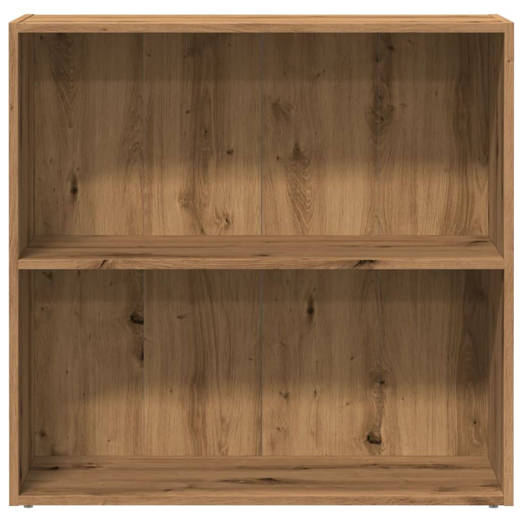 vidaXL Bücherregal Artisan-Eiche 80x30x77 cm Holzwerkstoff