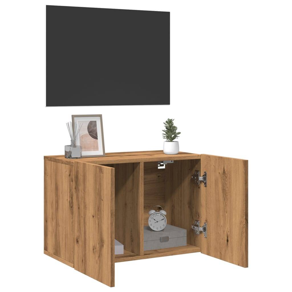 vidaXL TV-Wandschrank Artisan-Eiche 60x30x41 cm