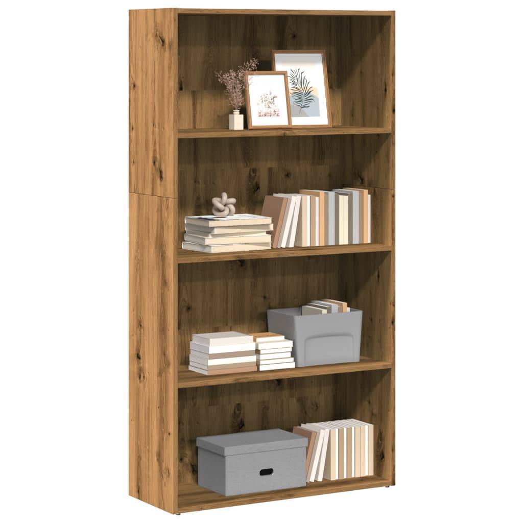 vidaXL Bücherregal Artisan-Eiche 80x30x152 cm Holzwerkstoff