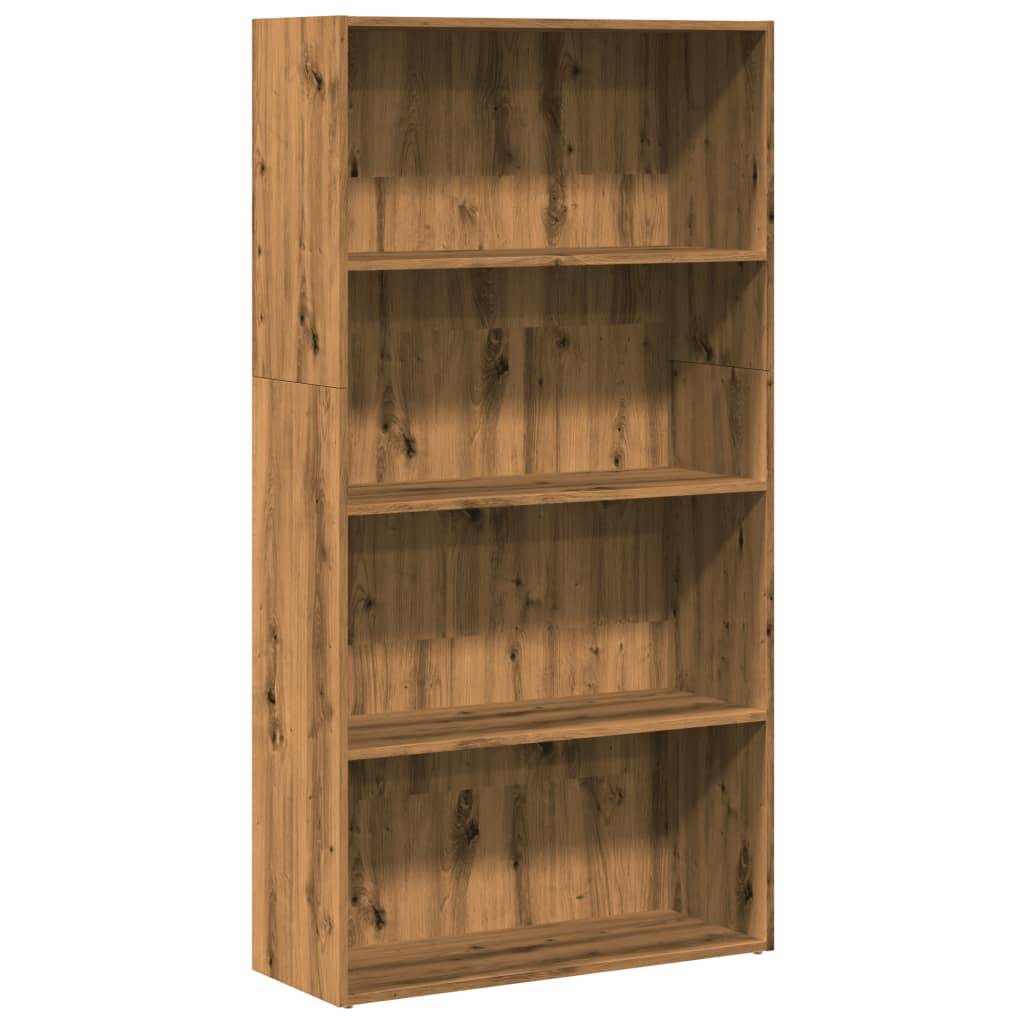vidaXL Bücherregal Artisan-Eiche 80x30x152 cm Holzwerkstoff