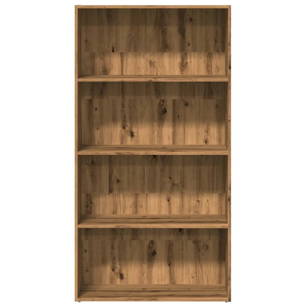 vidaXL Bücherregal Artisan-Eiche 80x30x152 cm Holzwerkstoff