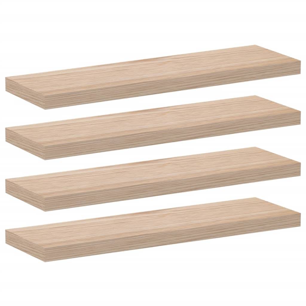 vidaXL Schweberegale 4 Stk. 80x23,5x4 cm Holzwerkstoff