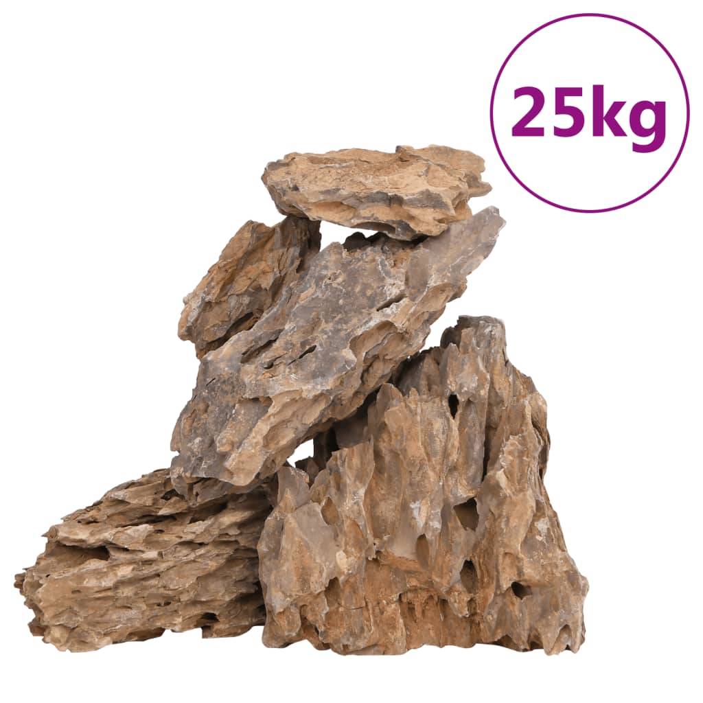 vidaXL Drachensteine 25 kg Mehrfarbig 10-30 cm