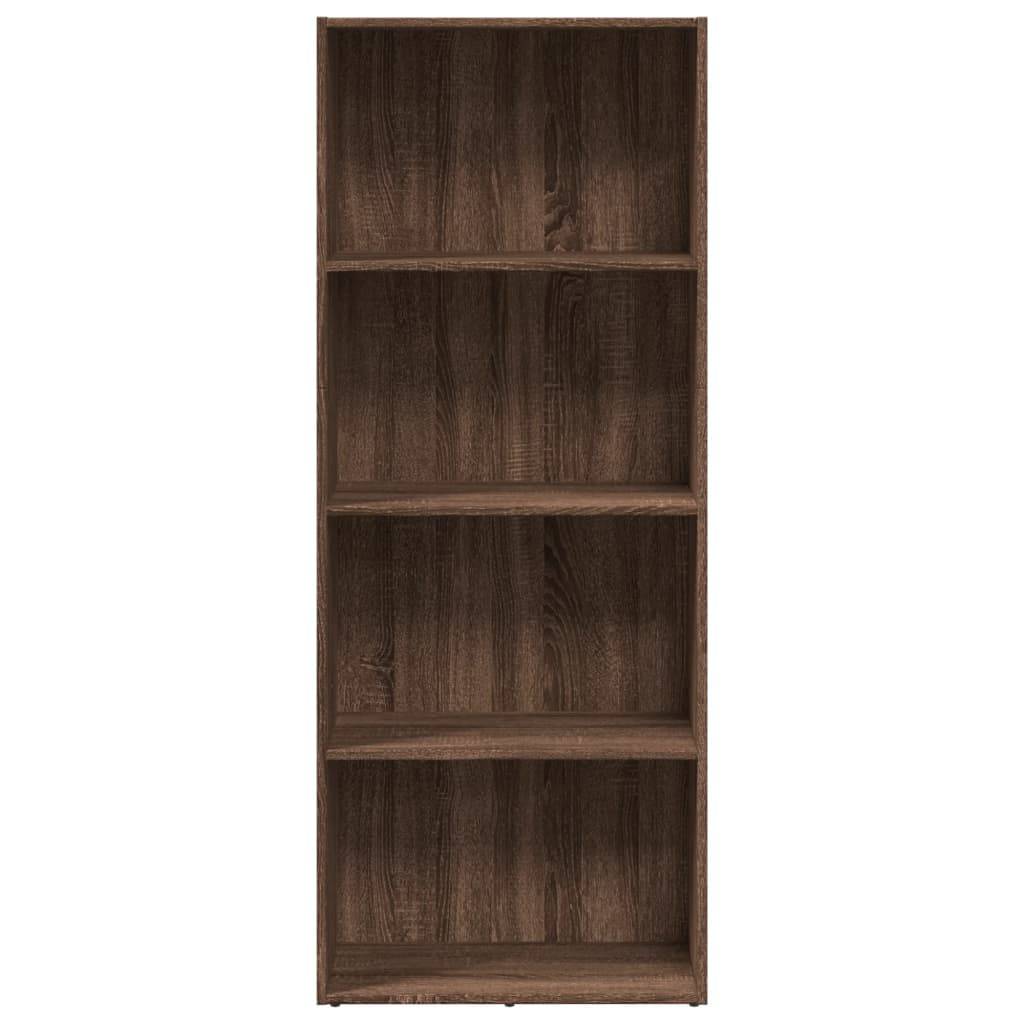 vidaXL Bücherregal Braun Eichen-Optik 60x30x152 cm Holzwerkstoff
