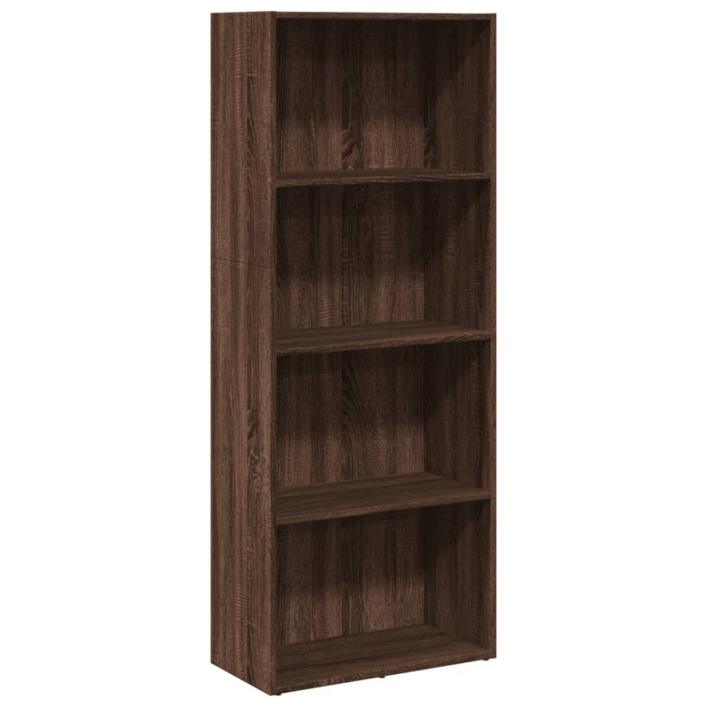vidaXL Bücherregal Braun Eichen-Optik 60x30x152 cm Holzwerkstoff