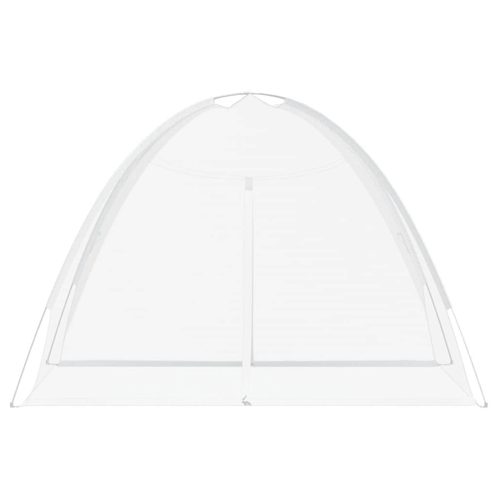 vidaXL Moskito-Netzzelt Mongolisch 220 Mesh Weiß 200x150x140 cm