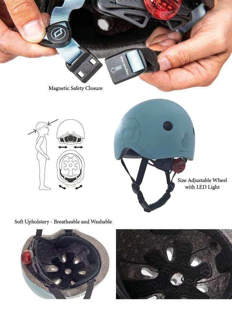 Scoot & Ride Helm XXS-S steel