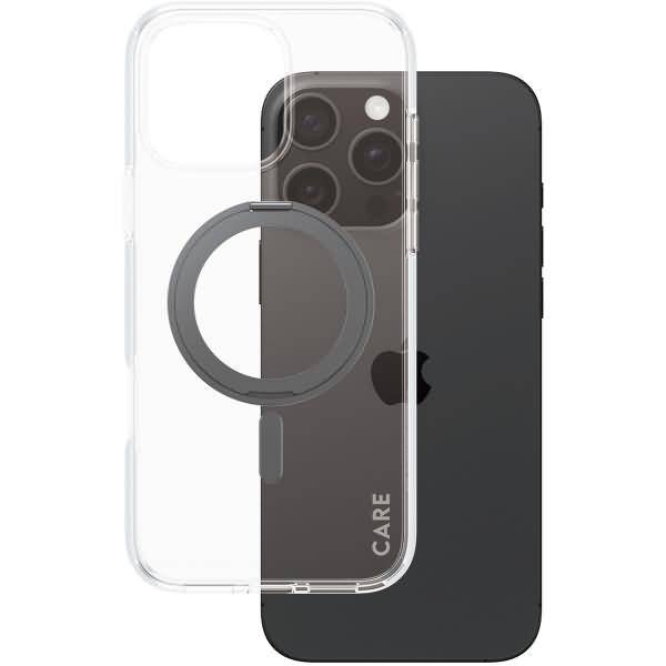 CARE Case Feature Black Kickstand MagSAFE iPhone 16 Pro Max