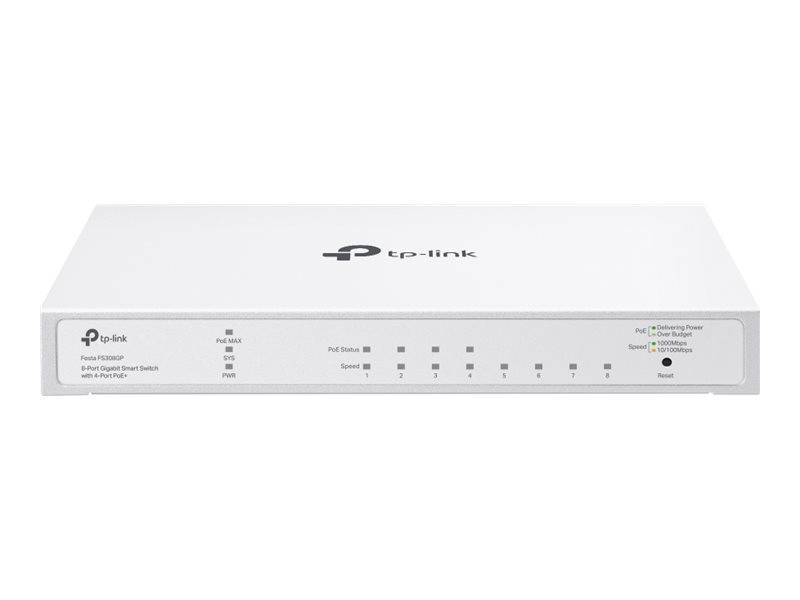 TP-Link Festa FS308GP V1 - Switch - Smart - 4 x 10/100/1000 (PoE+)