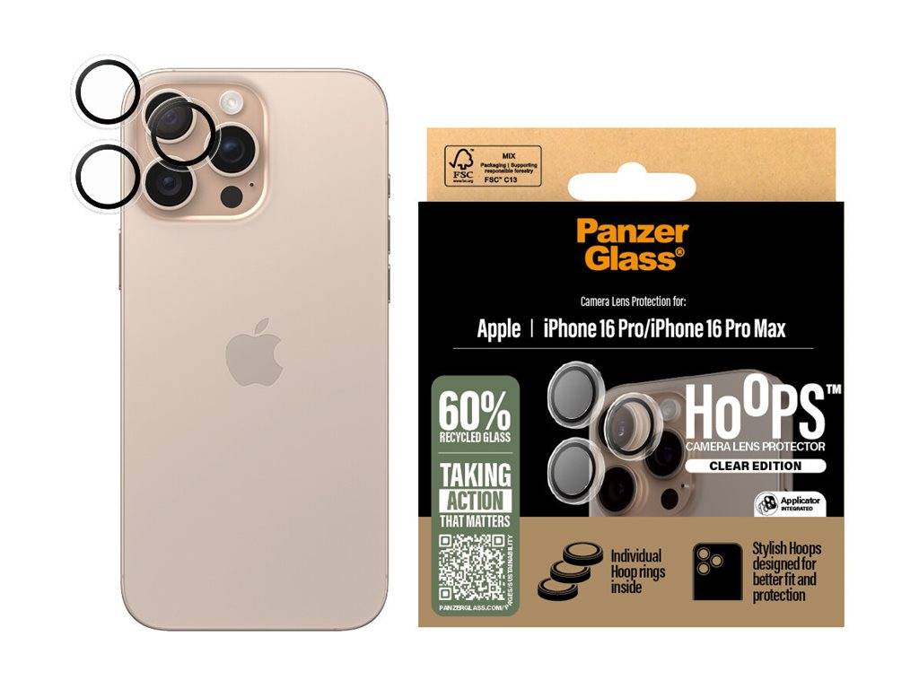 PanzerGlass Hoops - Clear Edition - Objektivschutz für Handy