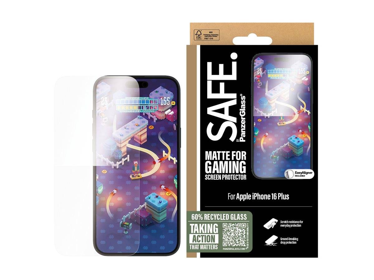 SAFE by Schutzglass iPhone 16 Plus 6,7″ Gaming-Displayschutz Ultra-Wide Fit SAFE95888