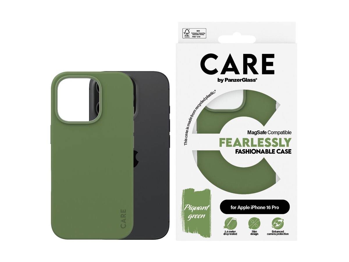 PANZERGLASS - CARE by PanzerGlass - Hintere Abdeckung für Mobiltelefon - kompatibel mit MagSafe - Thermoplastisches Poly