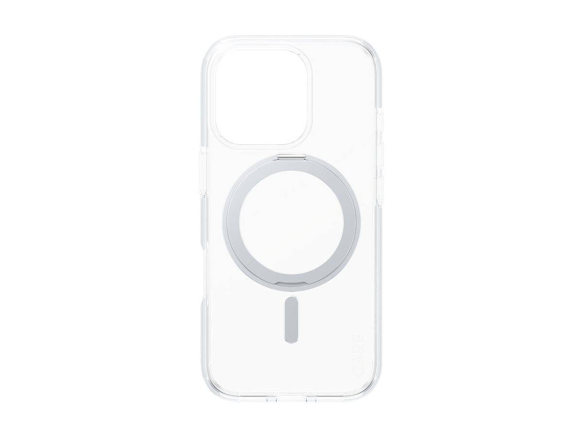 CARE by Schutzglass Feature Kickstand Case iPhone 16 Pro 6,3″ Silber/Silber MagSafe 1326