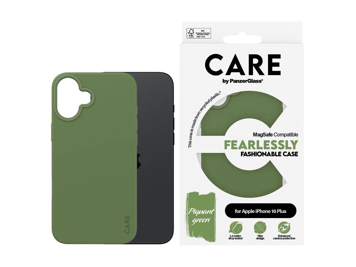 PANZERGLASS - CARE by PanzerGlass - Hintere Abdeckung für Mobiltelefon - kompatibel mit MagSafe - Thermoplastisches Poly