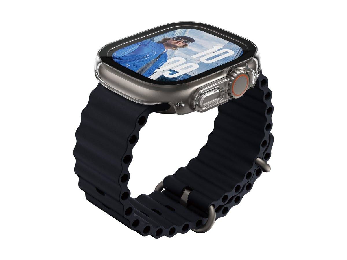 PanzerGlass Snappie - Clear Edition - Stoßstange für Smartwatch - vollständig, schlank - gehärtetes Glas (Mikroriss2023)