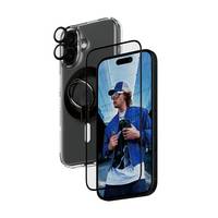 PanzerGlass 4-in-1 Pack hintere Abdeckung für Mobiltelefon ultraweite Passform mit EasyAligner kompatibel MagSafe recycelter Kunststoff Screen
