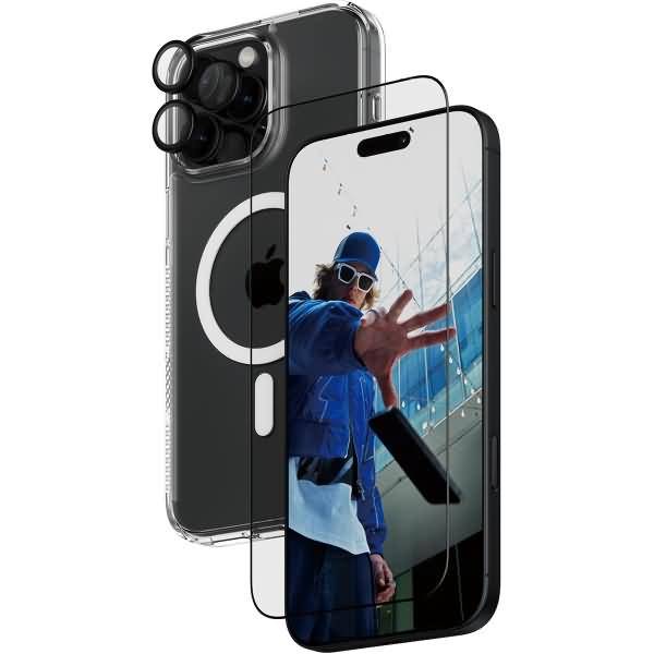 PanzerGlass 3-in-1 Privacy Protection iPhone 16 Pro Max