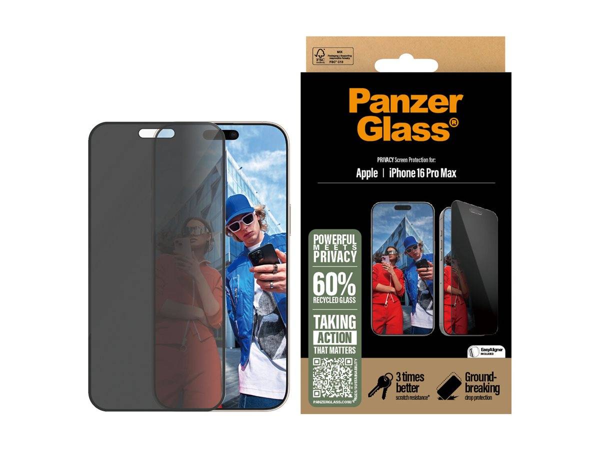 PanzerGlass - Bildschirmschutz für Handy - ultrabreite Passform