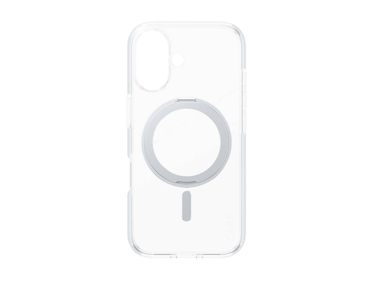CARE by Schutzglass Feature Kickstand Case iPhone 16 6,1″ Silber/Silber MagSafe 1325