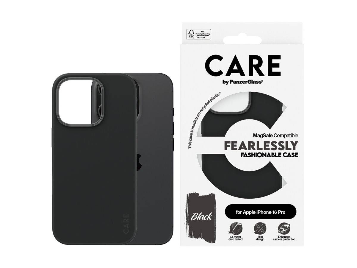 CARE by Schutzglass Fashion Case iPhone 16 Pro 6,3″ schwarz/schwarz MagSafe 1378