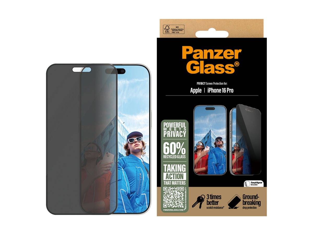 PanzerGlass - Bildschirmschutz für Handy - ultrabreite Passform