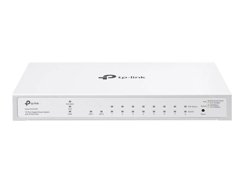 TP-Link Festa FS310GP V1 - Switch - Smart - 8 x 10/100/1000 (PoE+)
