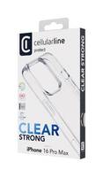 CELLULARLINE - Clear Strong Case iPhone 16 Pro Max CLEARDUOIPH16PRMT