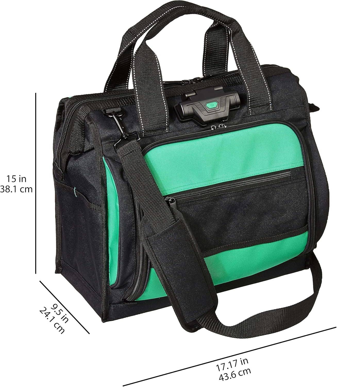 Mustbau beleuchtete Organizer-Werkzeugtasche für Bohrer, Bits, Schraubendreher