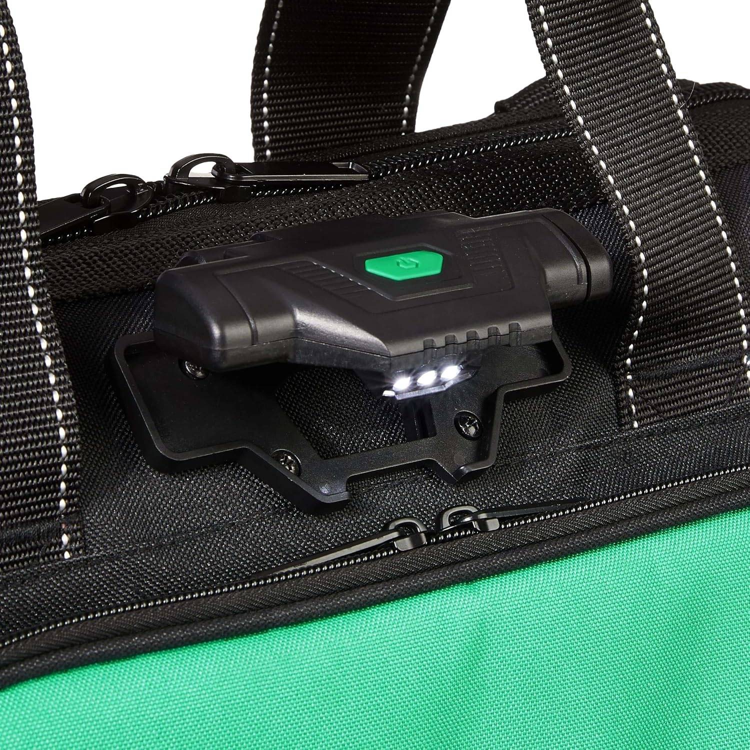 Mustbau beleuchtete Organizer-Werkzeugtasche für Bohrer, Bits, Schraubendreher