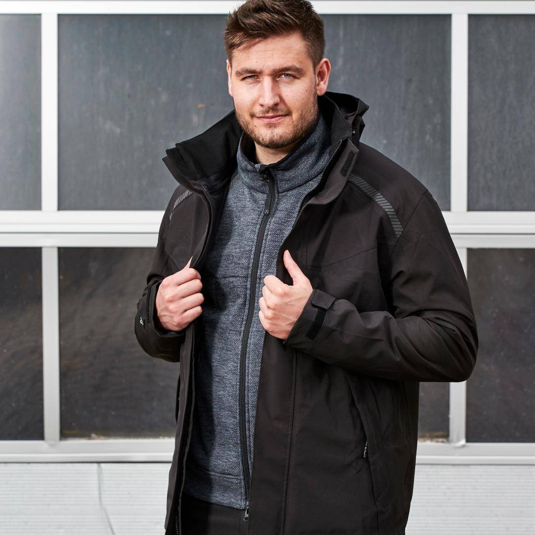 ELKA RAINWEAR 3-Lagen-Jacke mit Stretch 186101 Regenjacke Größe: Grün/Schwarz_XS